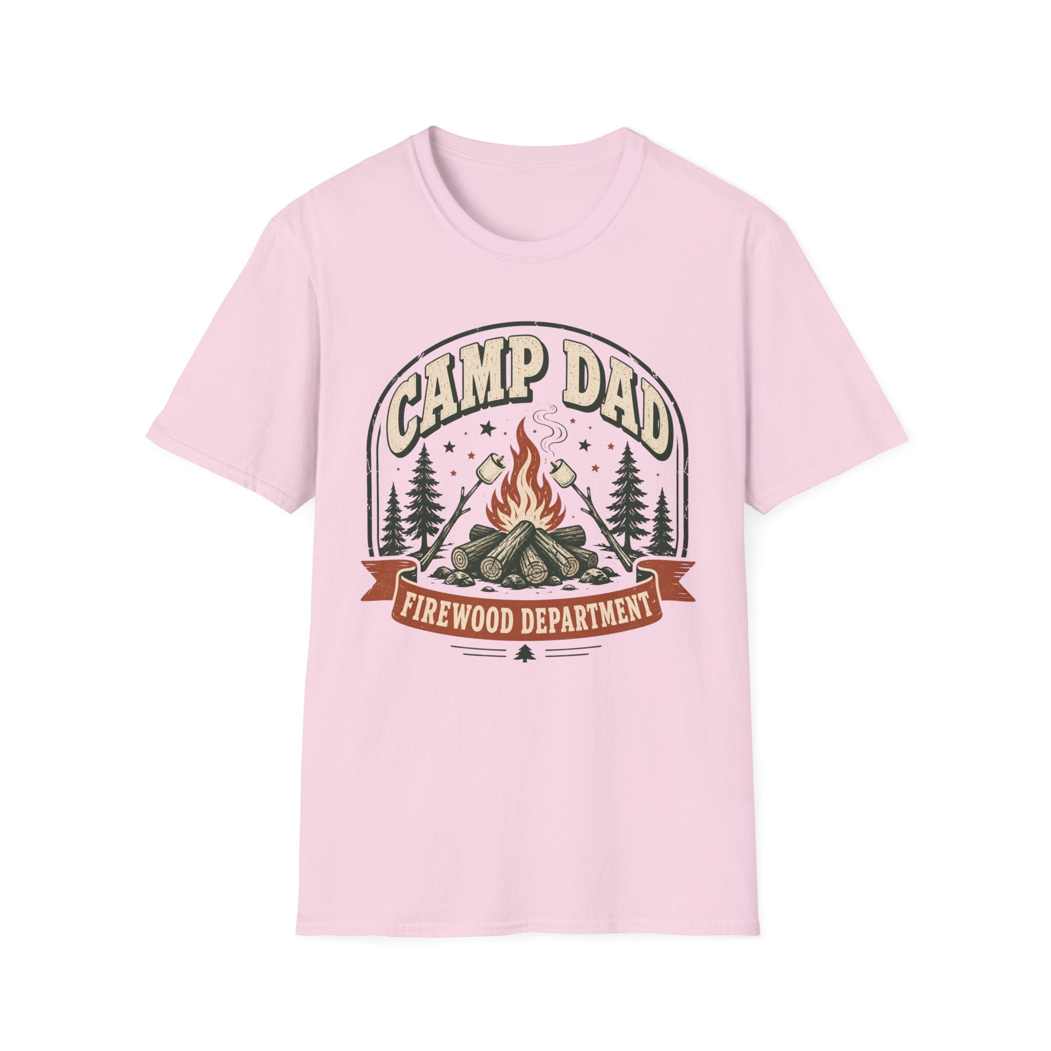 Camp Dad — Firewood Department Retro T-Shirt
