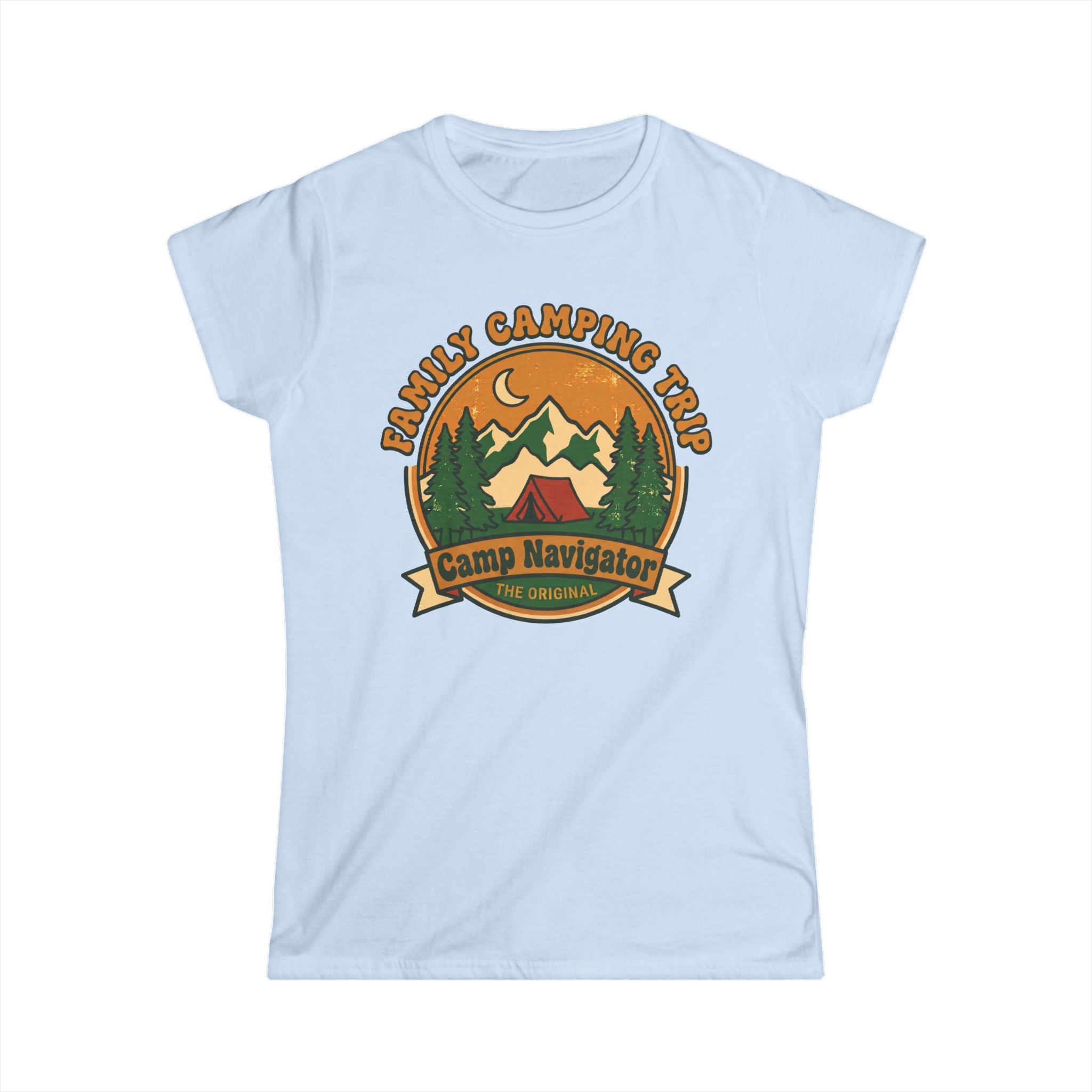 Family Camping Trip — Camp Navigator Matching Women T-Shirt