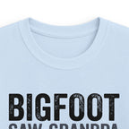 Bigfoot Saw Grandpa — And Finally Met a Legend Matching Kids T-Shirt