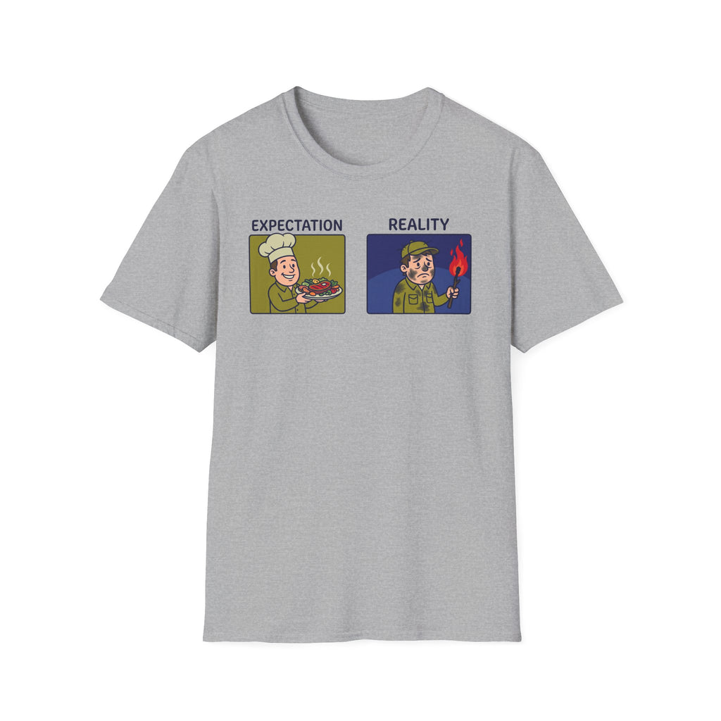 Campfire Diner Expectation vs Reality T-Shirt