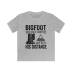 Bigfoot Saw Dad's Campfire — And Kept His Distance Matching Kids T-Shirt