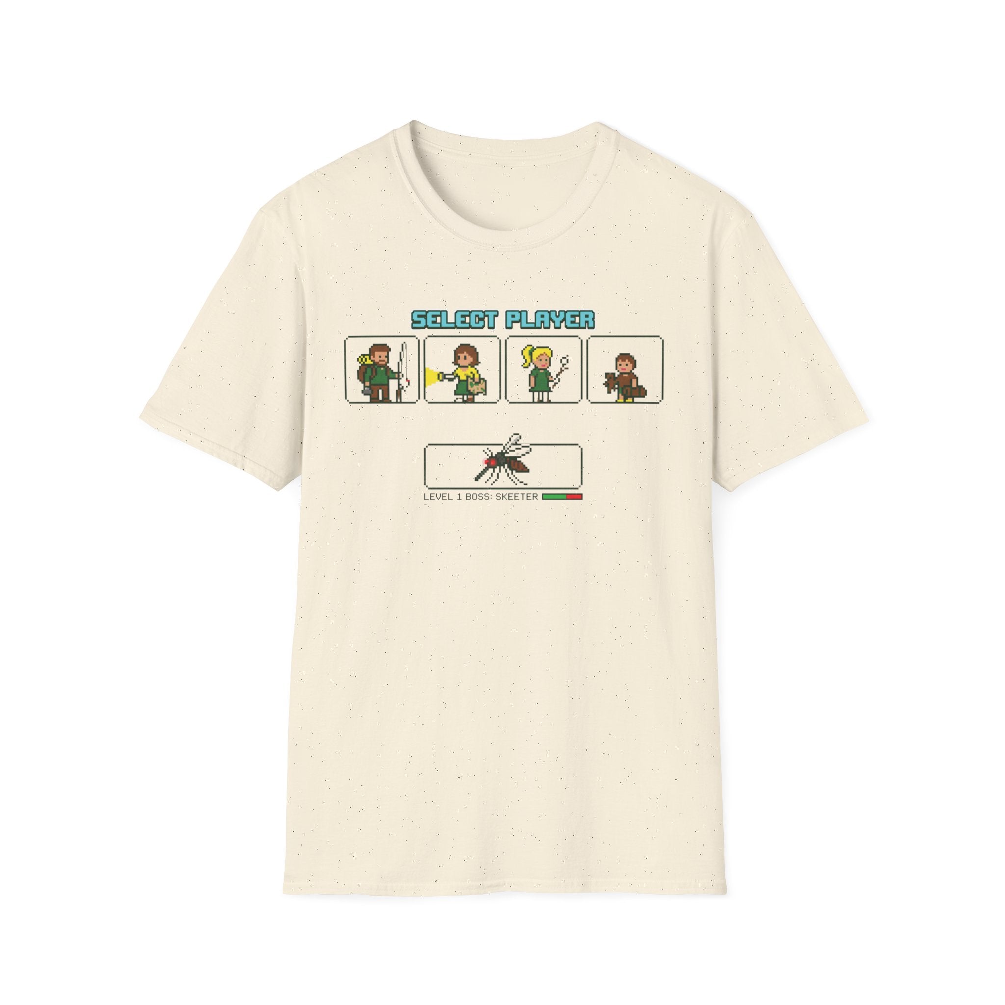Select Player — With Mosquitoes 8-Bit T-Shirt