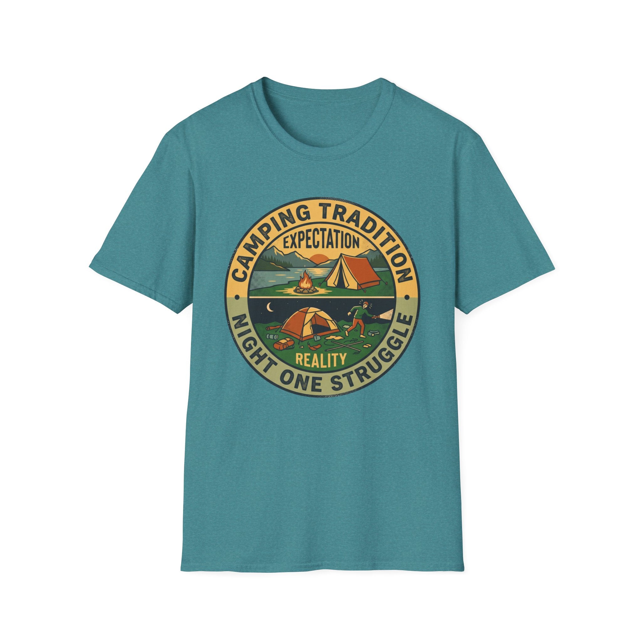 Camping Tradition — Night One Struggle Expectation Vs Reality T-Shirt