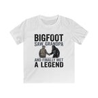 Bigfoot Saw Grandpa — And Finally Met a Legend Matching Kids T-Shirt
