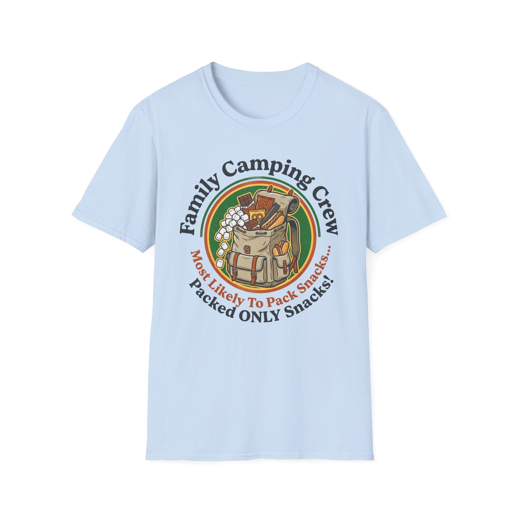 Most Likely To Pack Snacks Packed Only Snacks — Retro T-Shirt