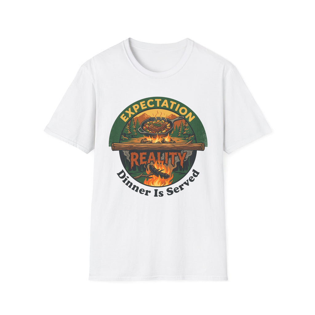 Expectation vs Reality — Dinner Is Served T-Shirt