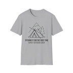 Pitching The Tent For The First Time — Family Outdoor Crew T-Shirt