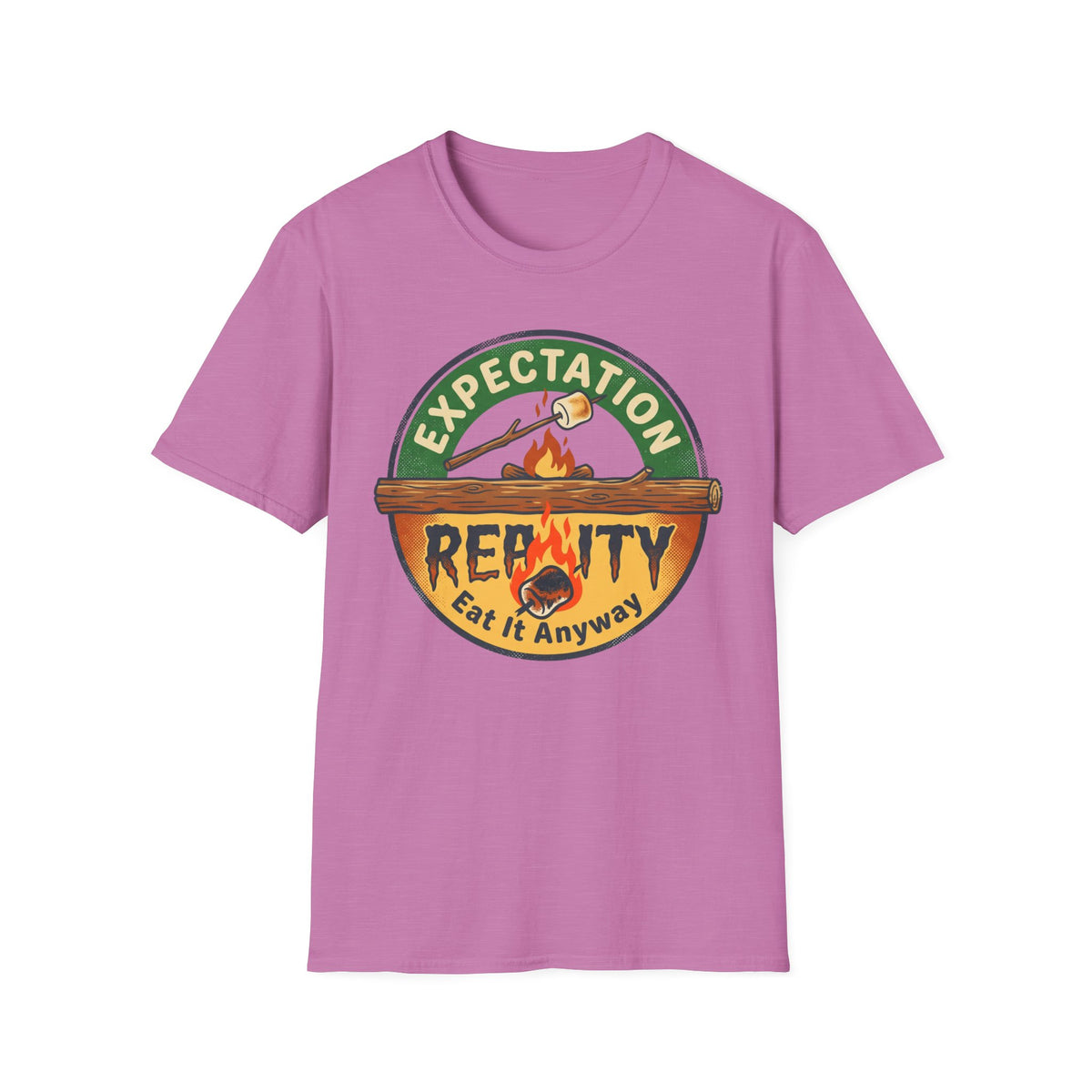 Marshmallow Expectation vs Reality — Eat It Anyway T-Shirt