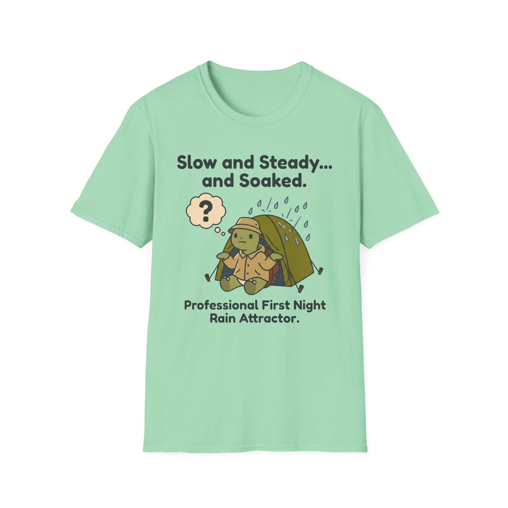 Slow and Steady and Soaked — Professional First Night Rain Attractor T-Shirt