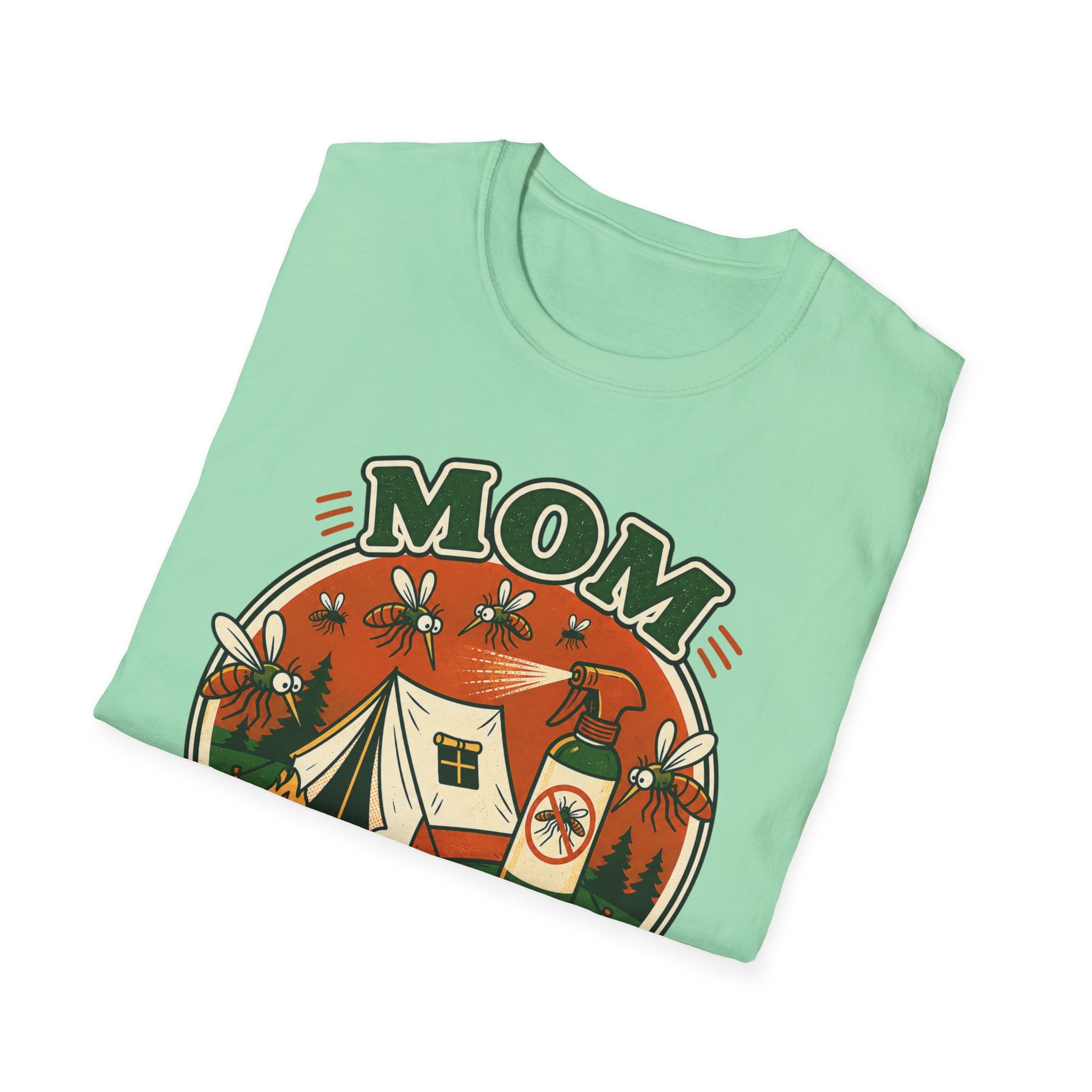 Mom — Bug Spray Officer, Keeping Everyone Alive With Mosquitoes Matching T-Shirt