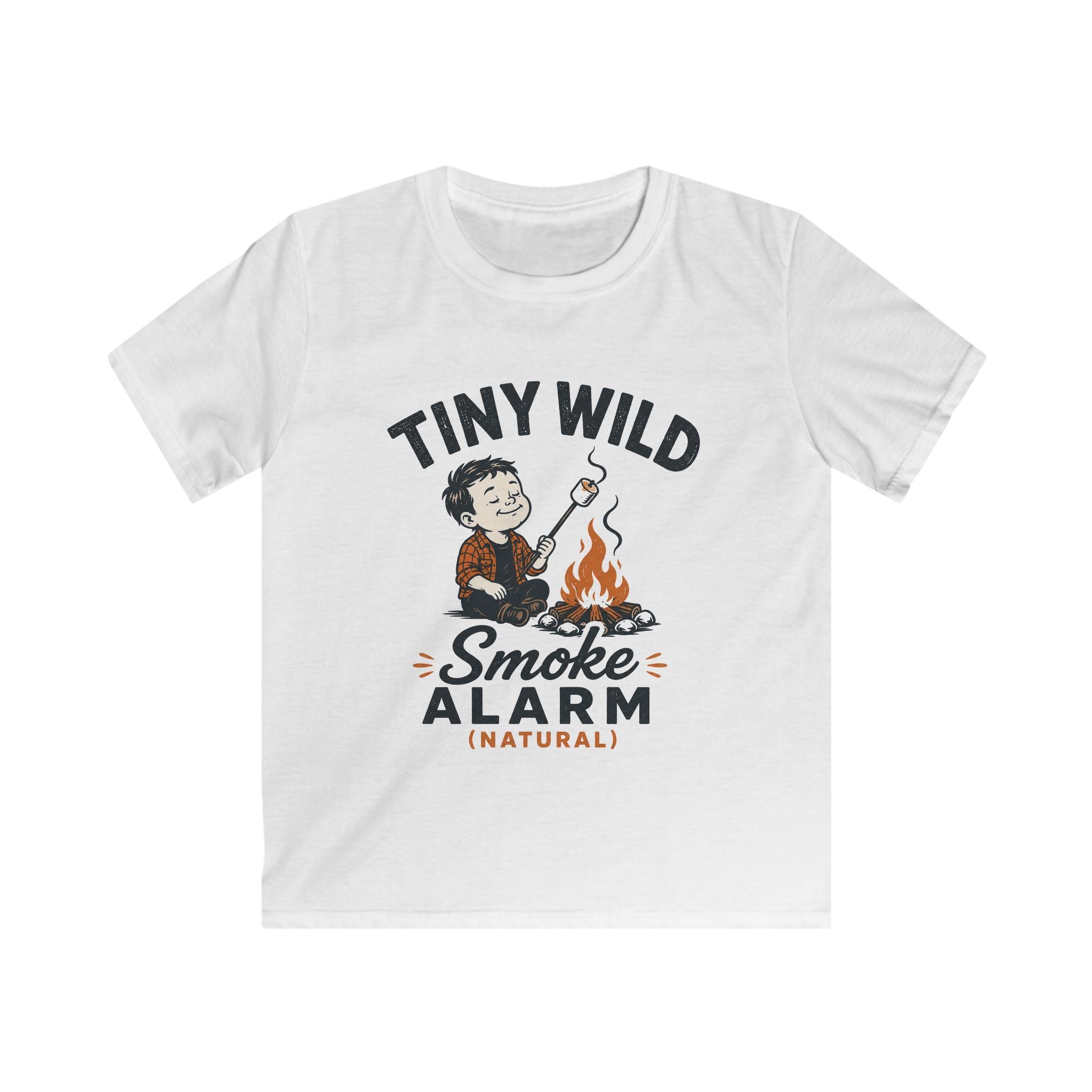 Tiny Wild Boy — Smoke Alarm Matching Kids T-Shirt