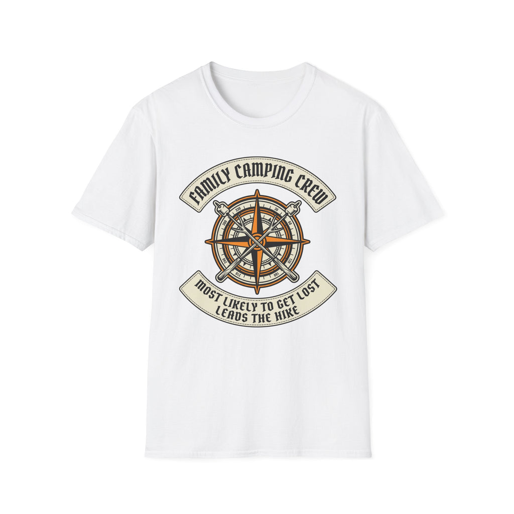 Most Likely To Get Lost Leads The Hike — Retro T-Shirt