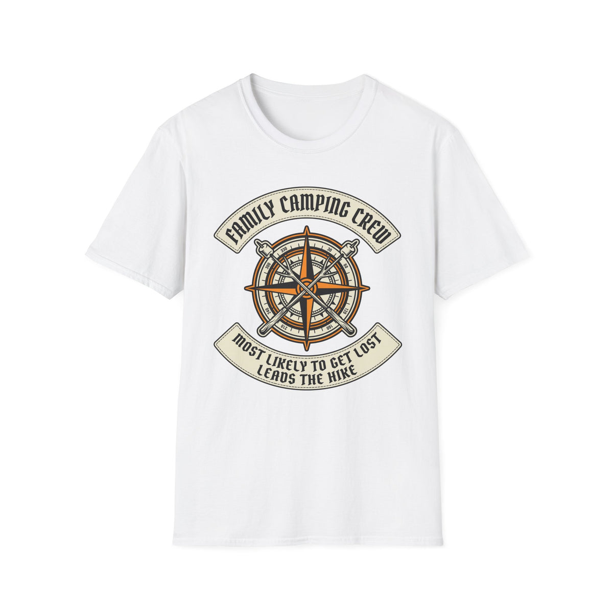 Most Likely To Get Lost Leads The Hike — Retro T-Shirt