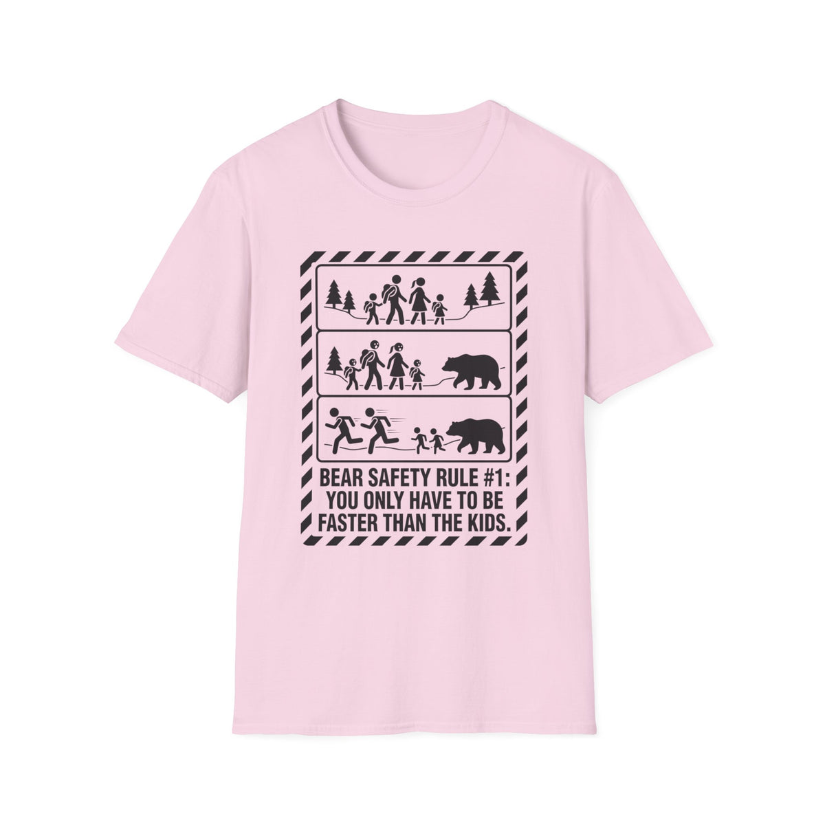 Bear Safety Rule #1 — You Only Have To Be Faster Than The Kids T-Shirt