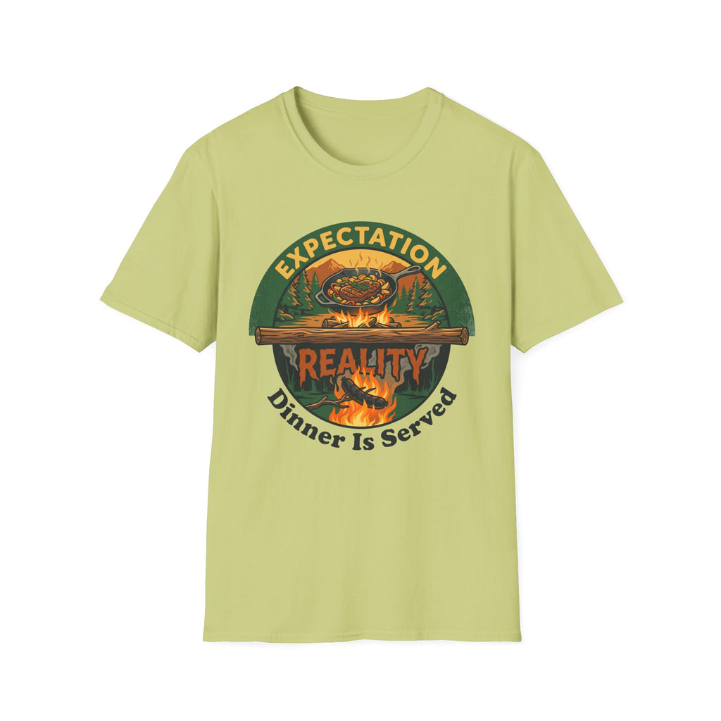 Expectation vs Reality — Dinner Is Served T-Shirt