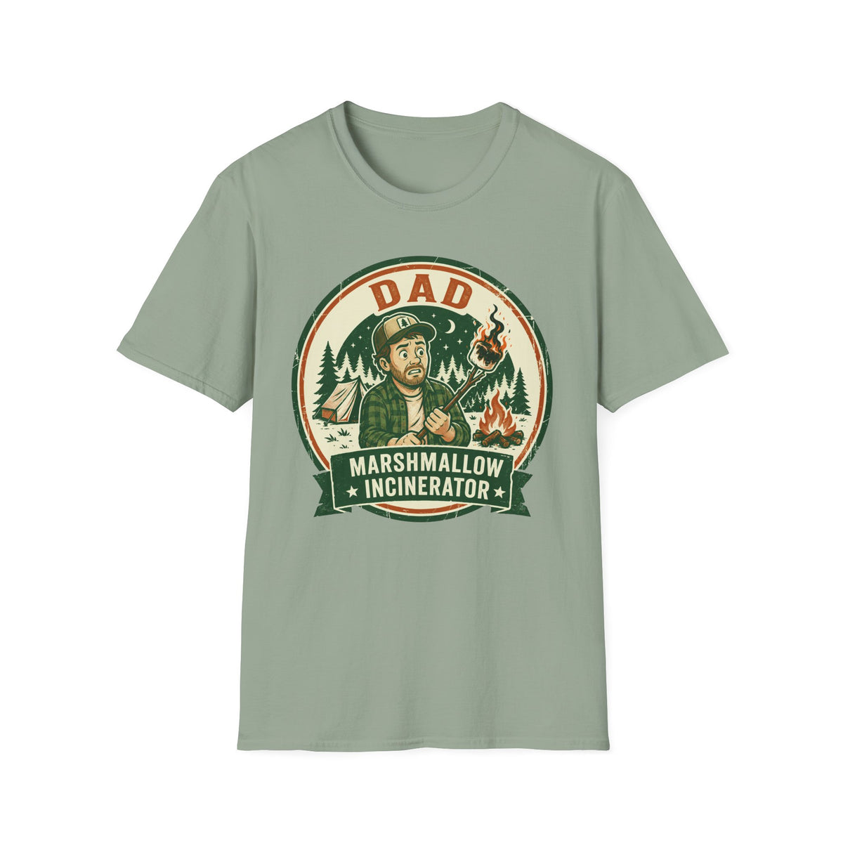 Dad — Marshmallow Incinerator Matching T-Shirt