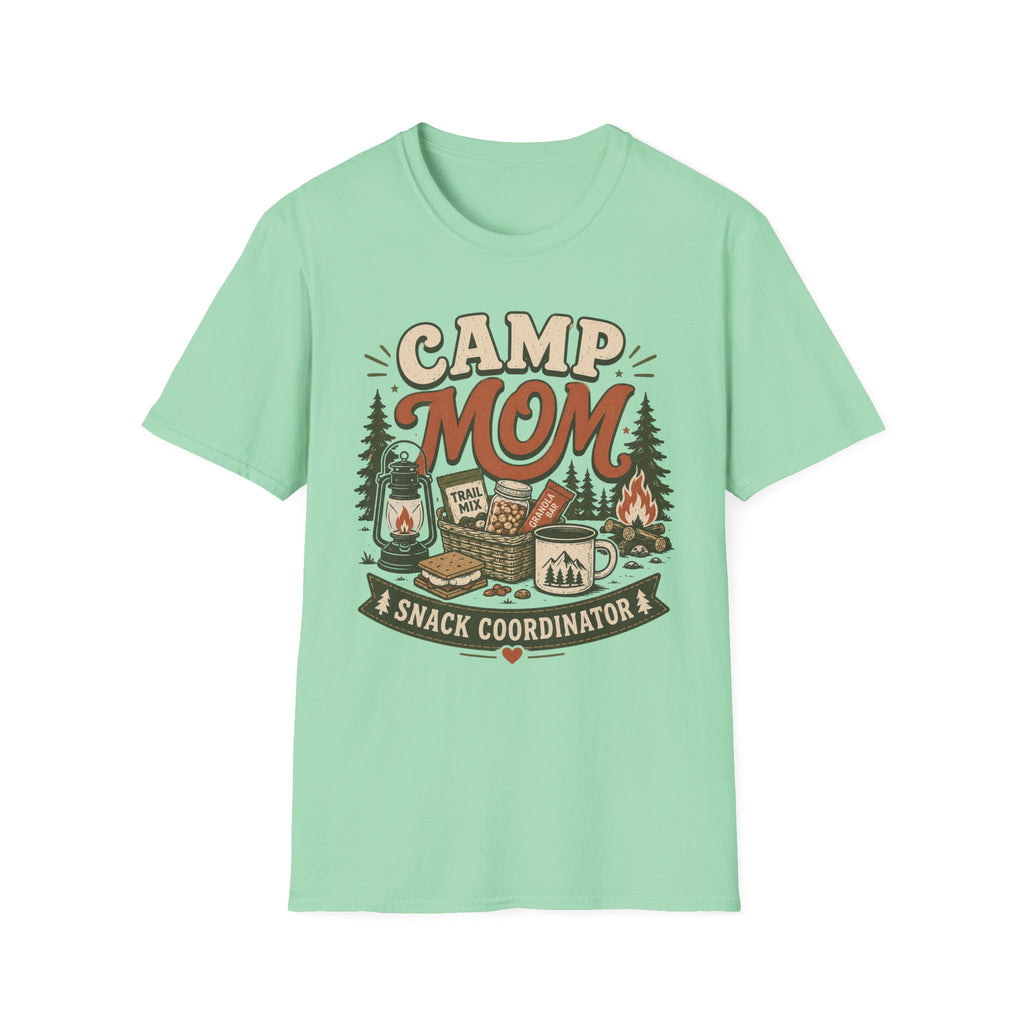 Camp Mom — Snack Coordinator Retro T-Shirt