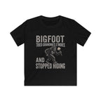 Bigfoot Tried Grandma's S'Mores — And Stopped Hiding Matching Kids T-Shirt