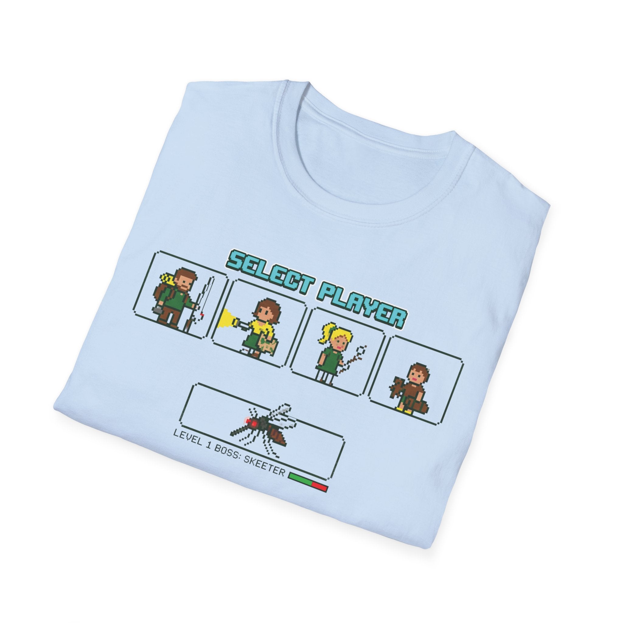 Select Player — With Mosquitoes 8-Bit T-Shirt