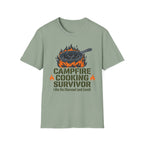 Campfire Cooking Survivor — I Ate the Charcoal (and Survived) Family Camping T-Shirt