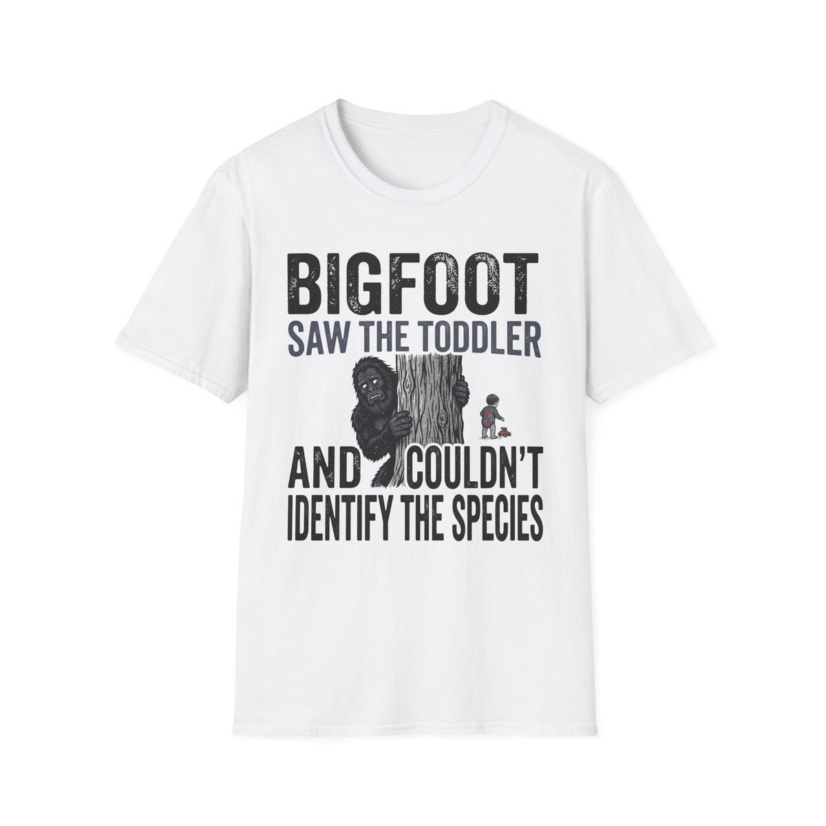 Bigfoot Saw The Toddler — And Couldn't Identify The Species Matching T-Shirt