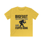 Bigfoot Tried Grandma's S'Mores — And Stopped Hiding Matching Kids T-Shirt