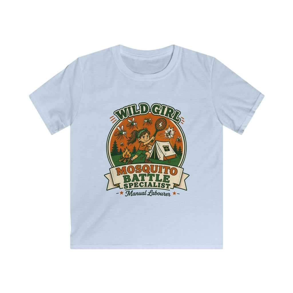Wild Girl — Mosquito Battle Specialist Matching Kids T-Shirt