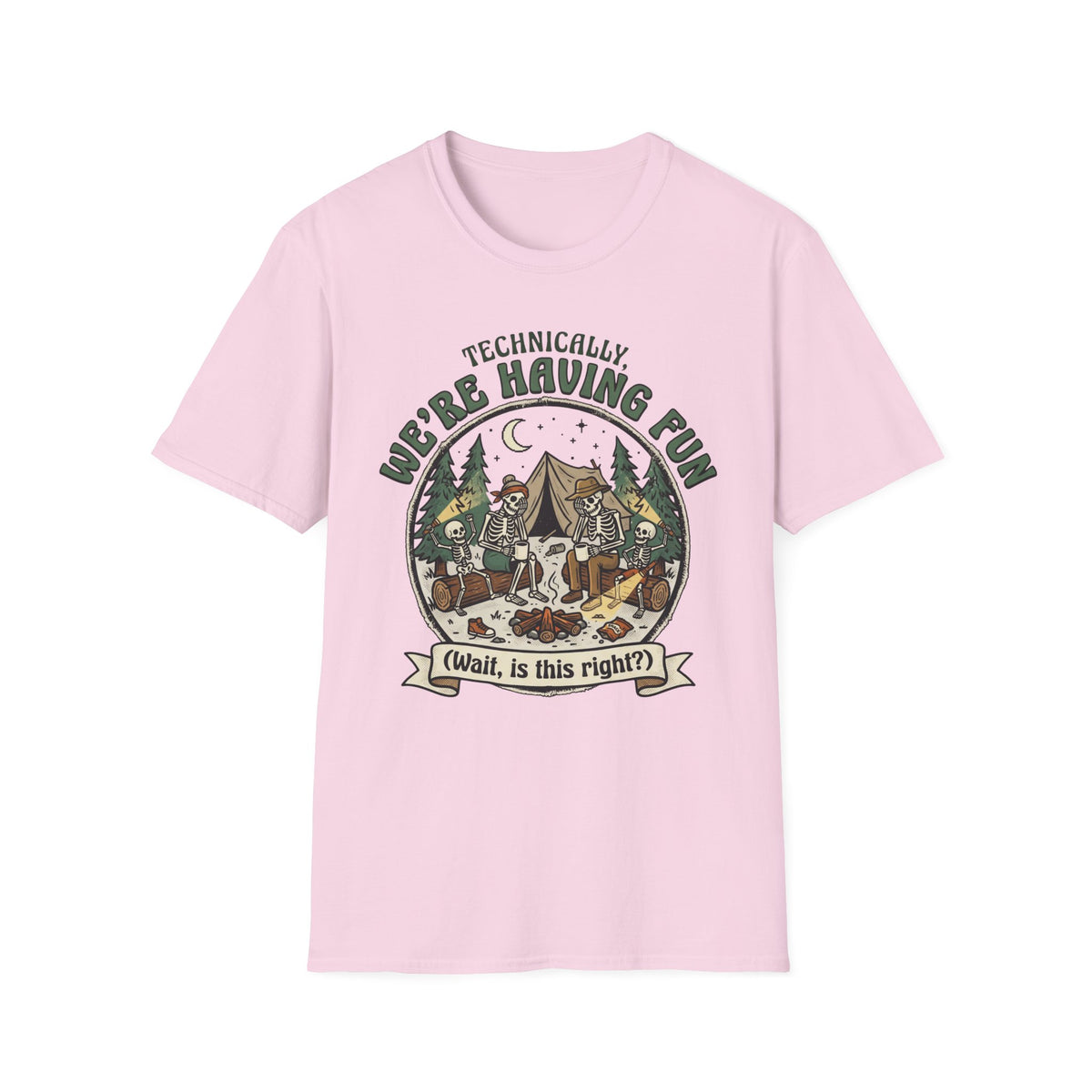 Technically We're Having Fun With Skeleton T-Shirt