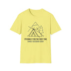 Pitching The Tent For The First Time — Family Outdoor Crew T-Shirt
