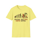 Evolution — Until Family Camping Happens T-Shirt