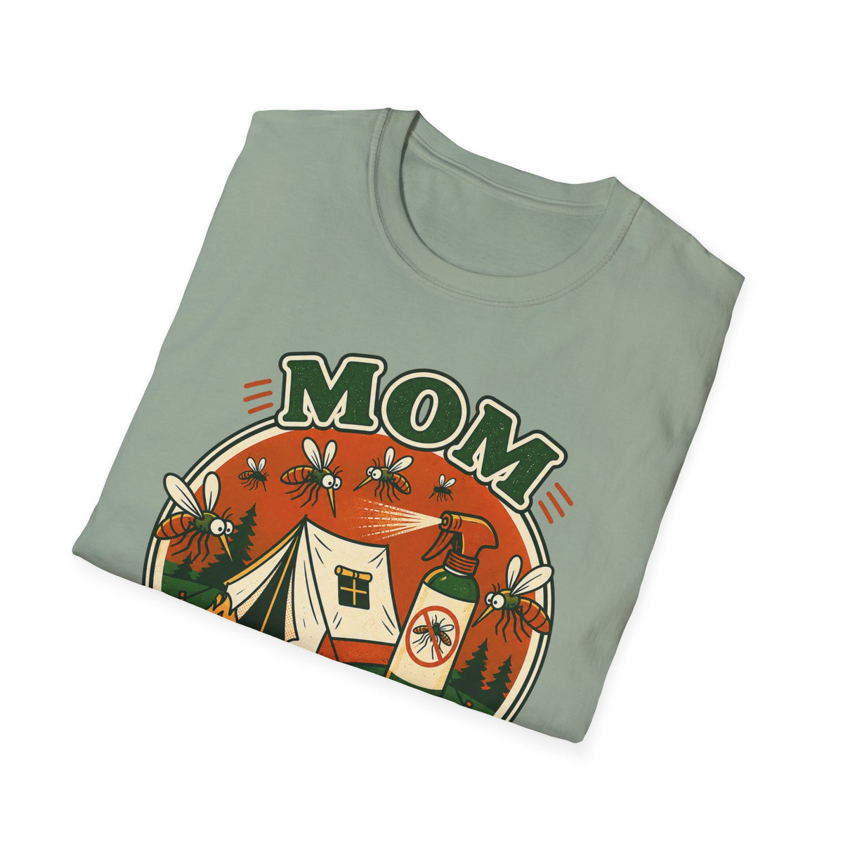 Mom — Bug Spray Officer, Keeping Everyone Alive With Mosquitoes Matching T-Shirt