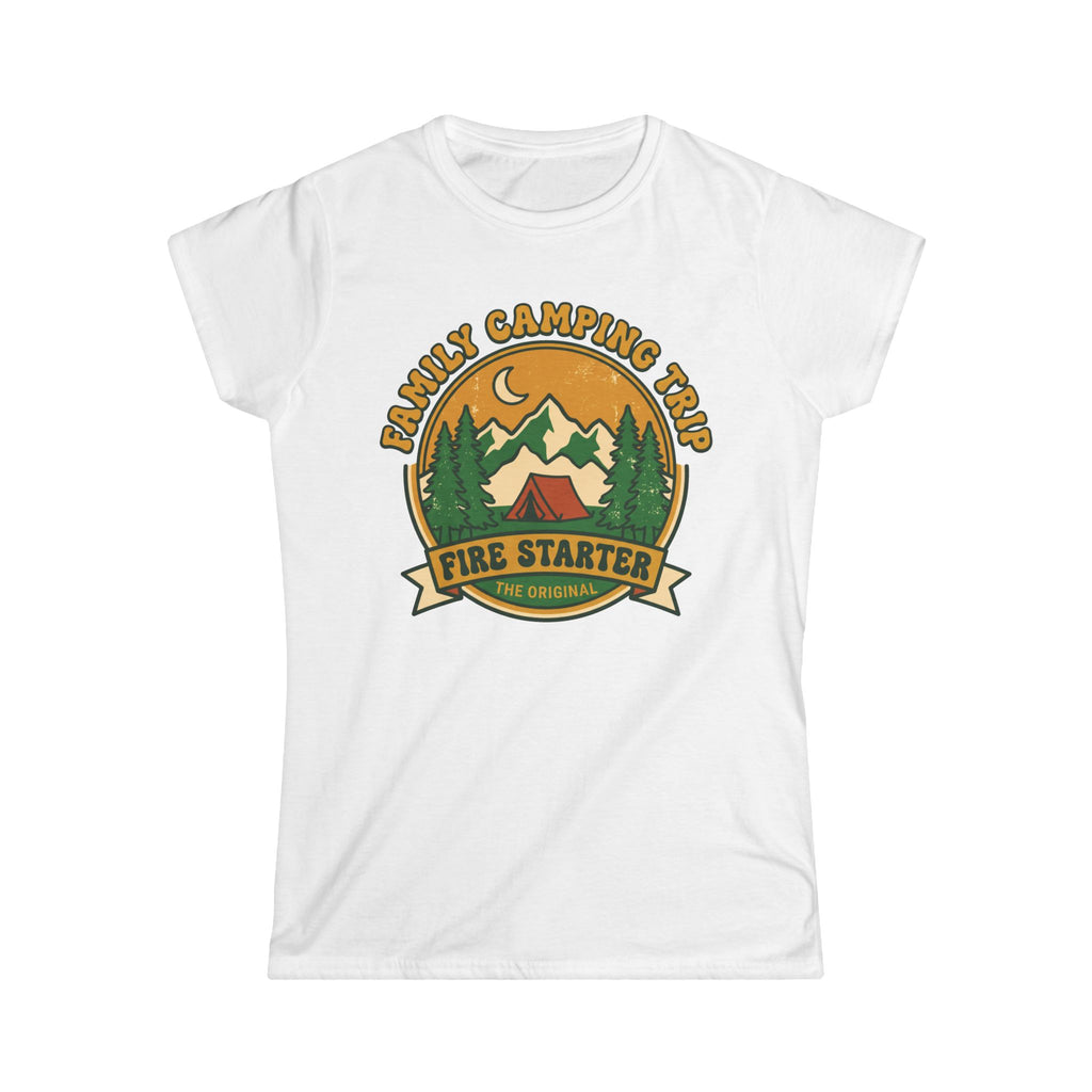 Family Camping Trip — Fire Starter Matching Women T-Shirt