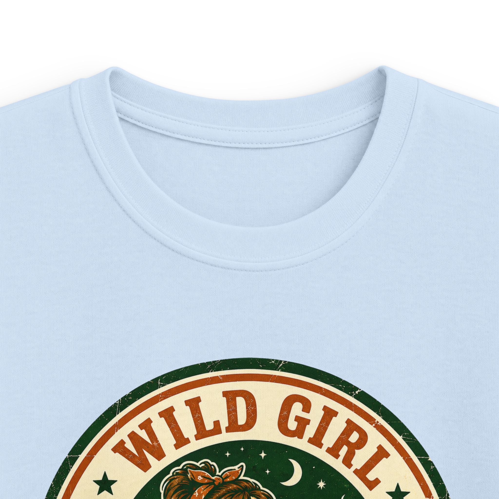 Wild Girl — Marshmallow Tester Matching Kids T-Shirt