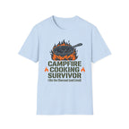 Campfire Cooking Survivor — I Ate the Charcoal (and Survived) Family Camping T-Shirt
