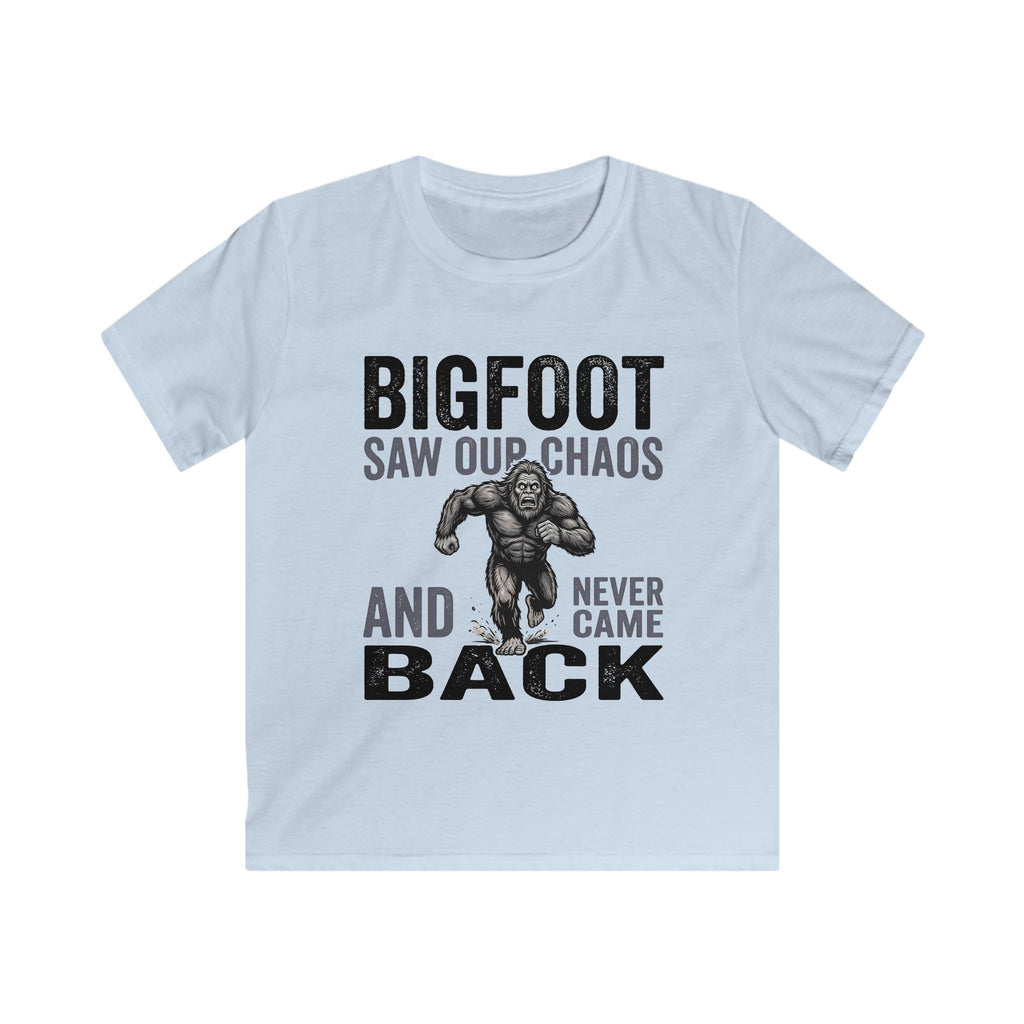 Bigfoot Saw Our Chaos — And Never Came Back Matching Kids T-Shirt