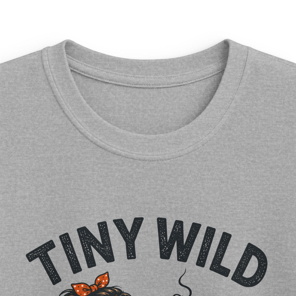 Tiny Wild Girl — Smoke Alarm Matching Kids T-Shirt