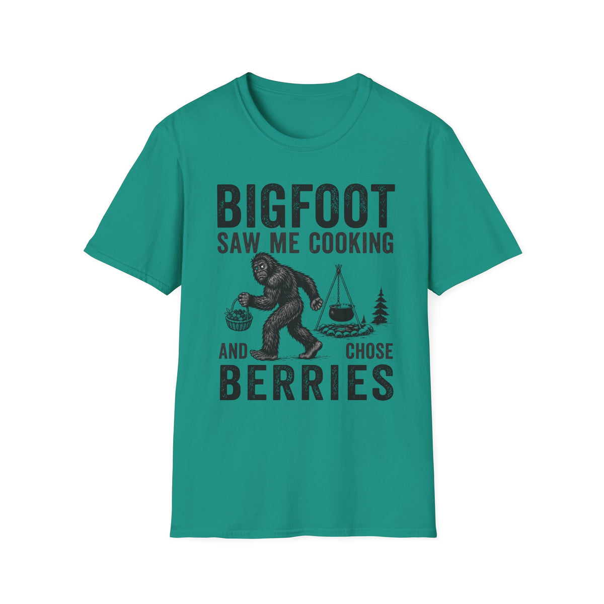 Bigfoot Saw Me Cooking — And Chose Berries Matching T-Shirt