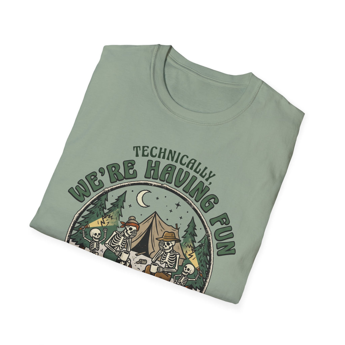 Technically We're Having Fun With Skeleton T-Shirt