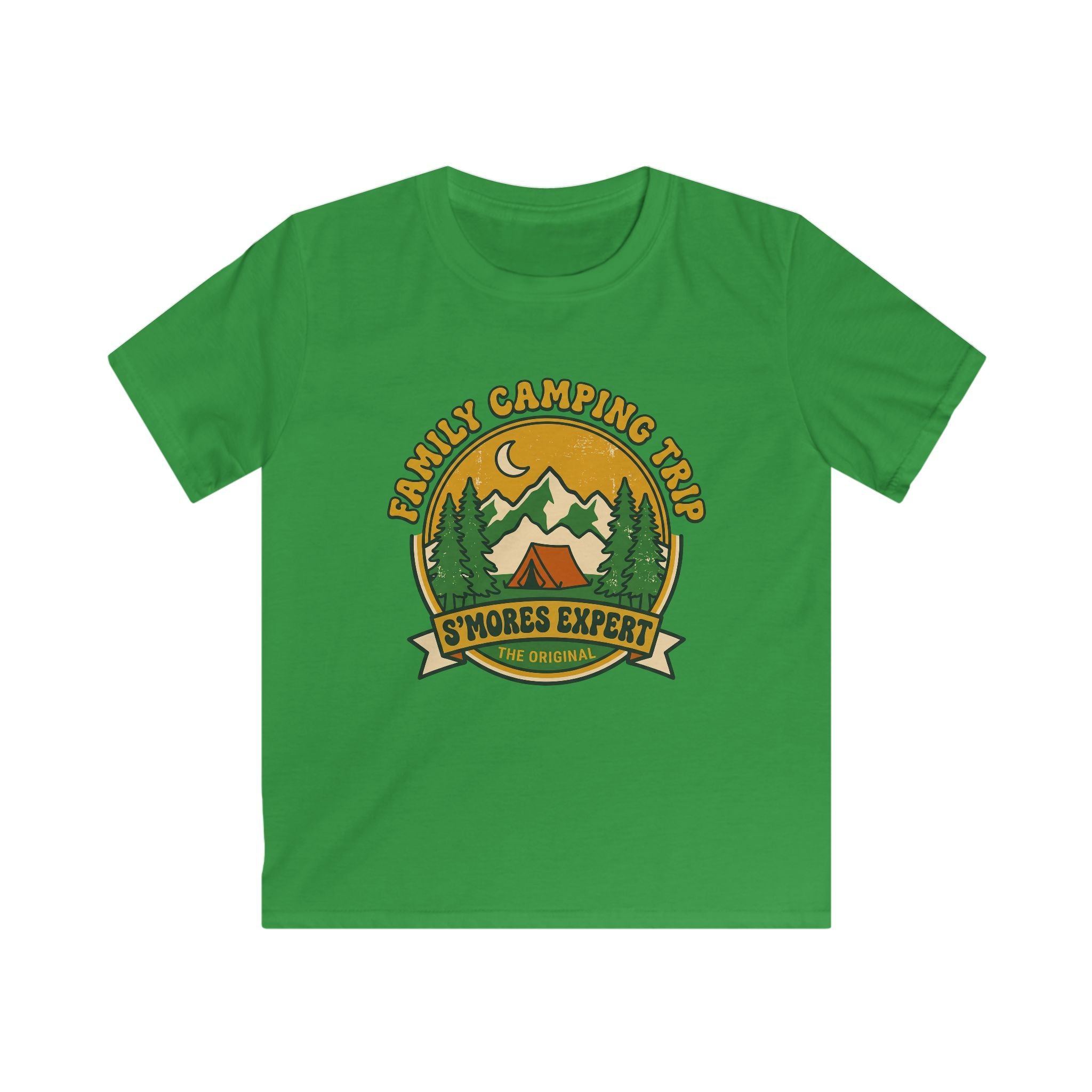 Family Camping Trip — S'Mores Expert Matching Kids T-Shirt