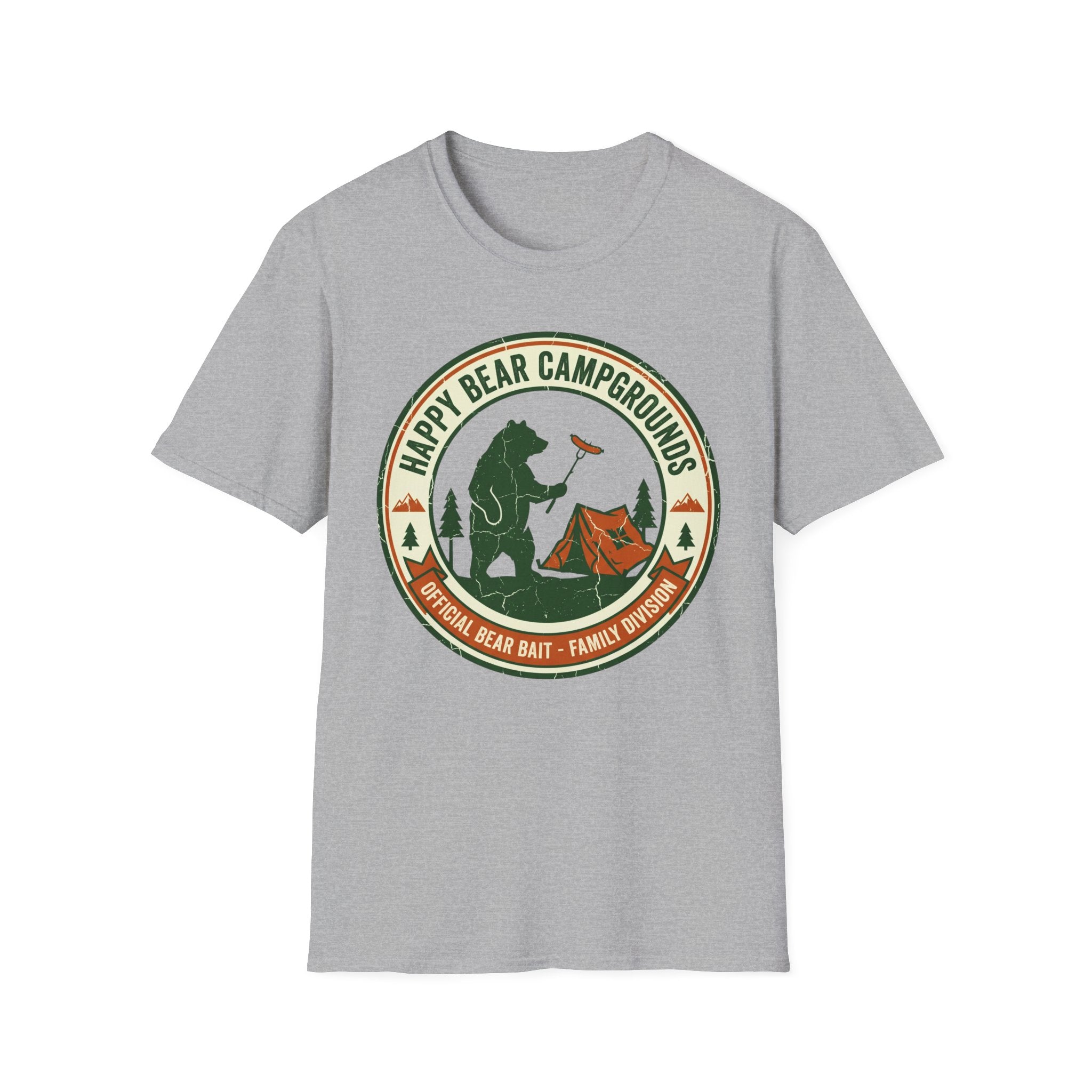 Happy Bear Campgrounds — Official Bear Bait Family Division T-Shirt