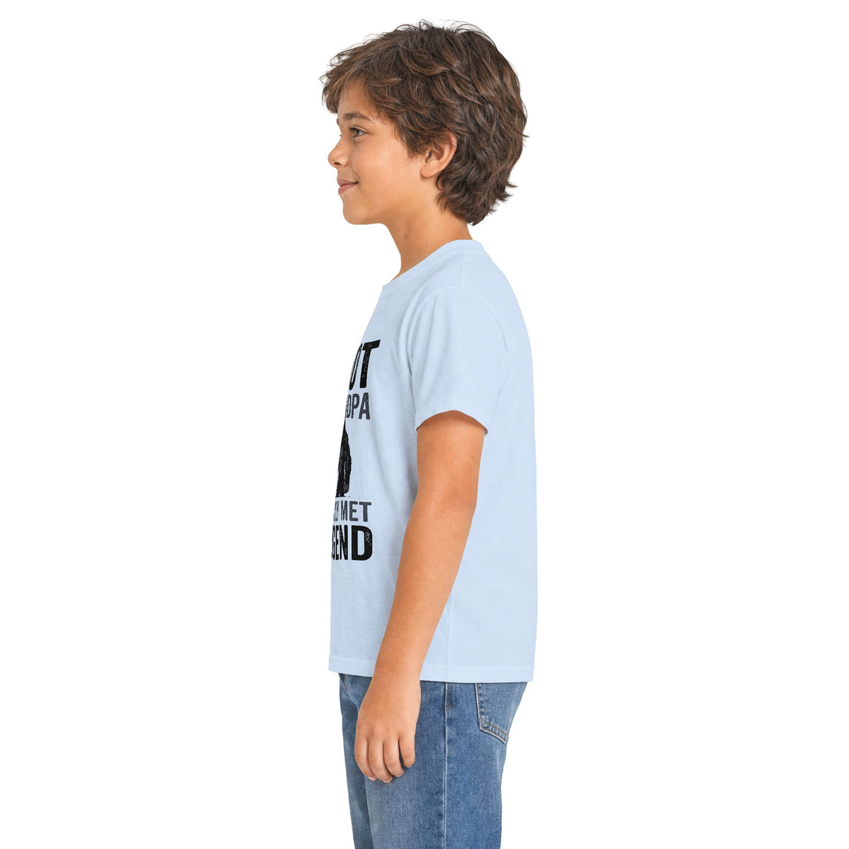 Bigfoot Saw Grandpa — And Finally Met a Legend Matching Kids T-Shirt