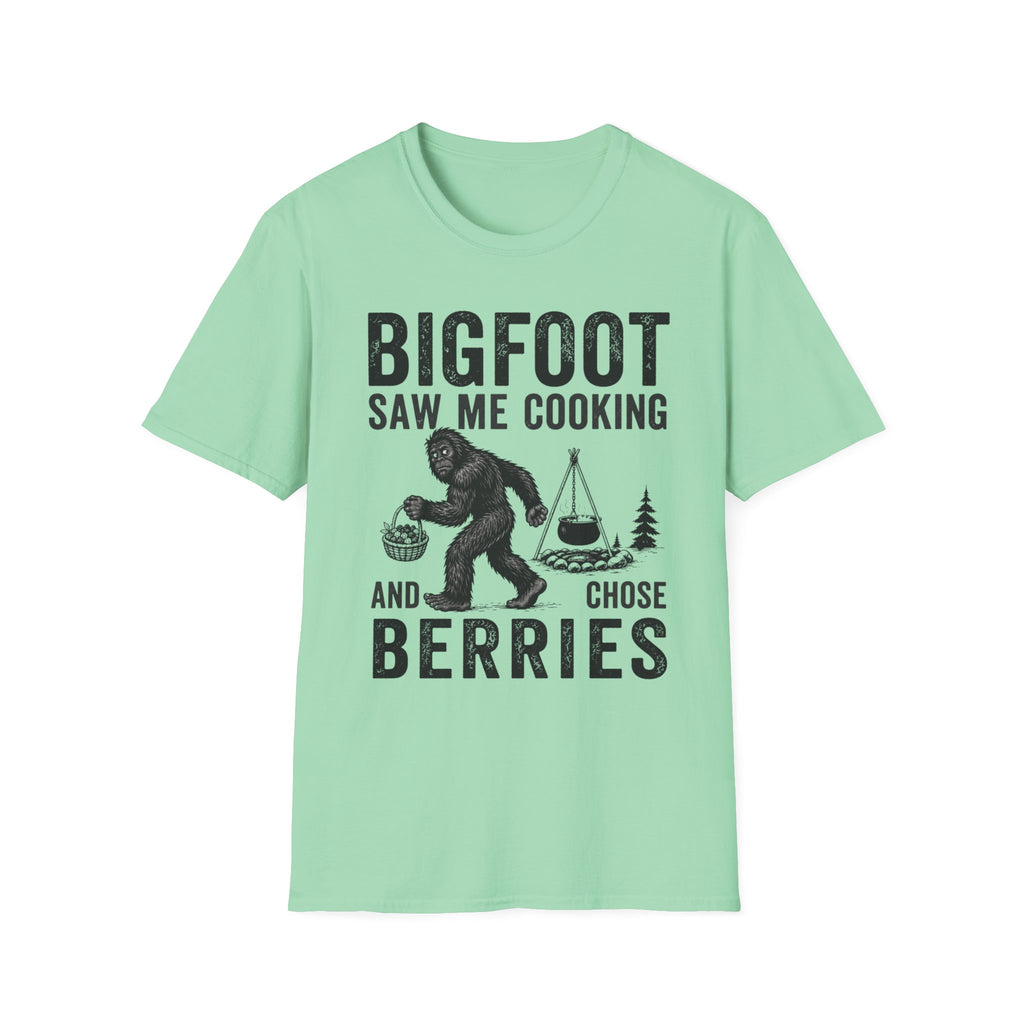 Bigfoot Saw Me Cooking — And Chose Berries Matching T-Shirt