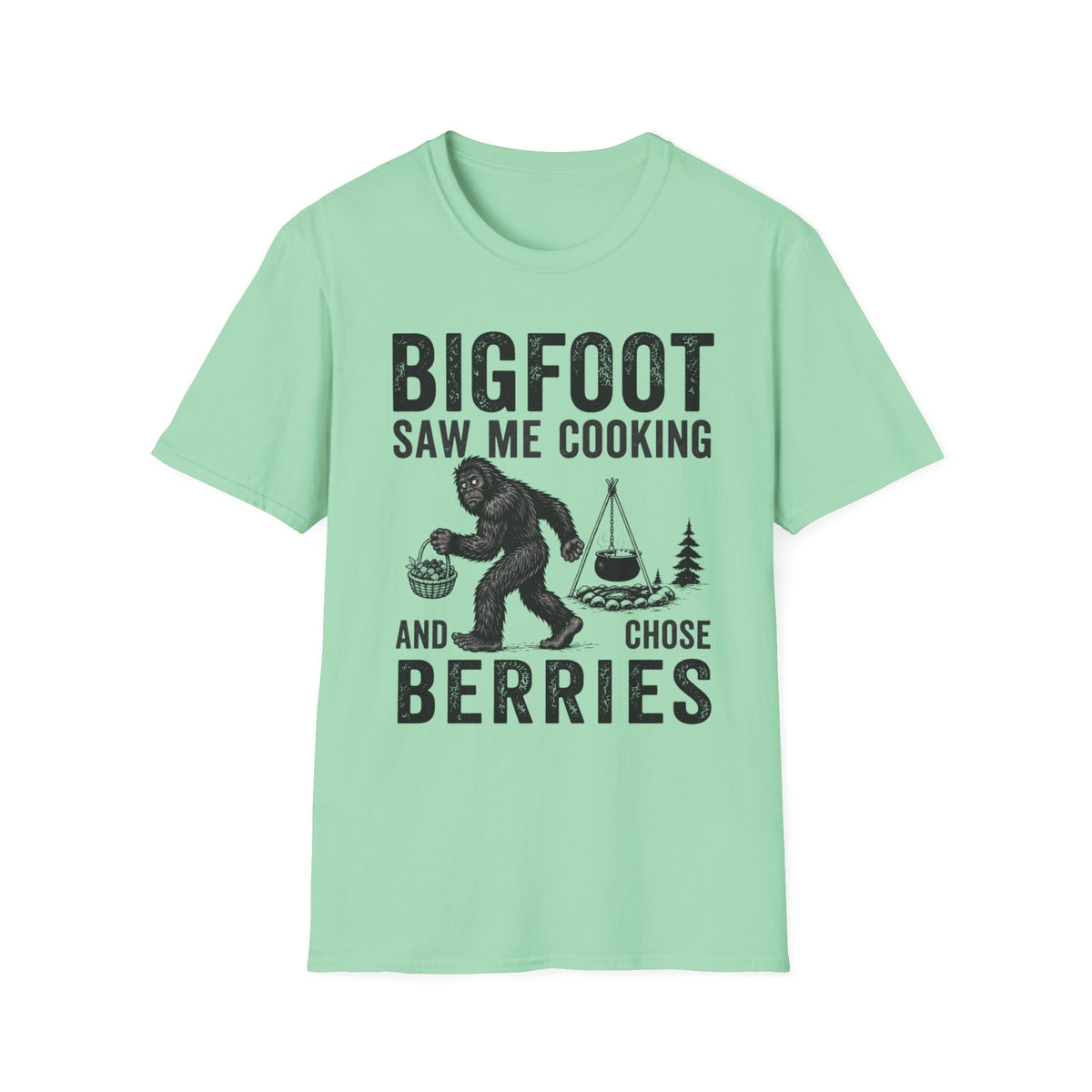 Bigfoot Saw Me Cooking — And Chose Berries Matching T-Shirt