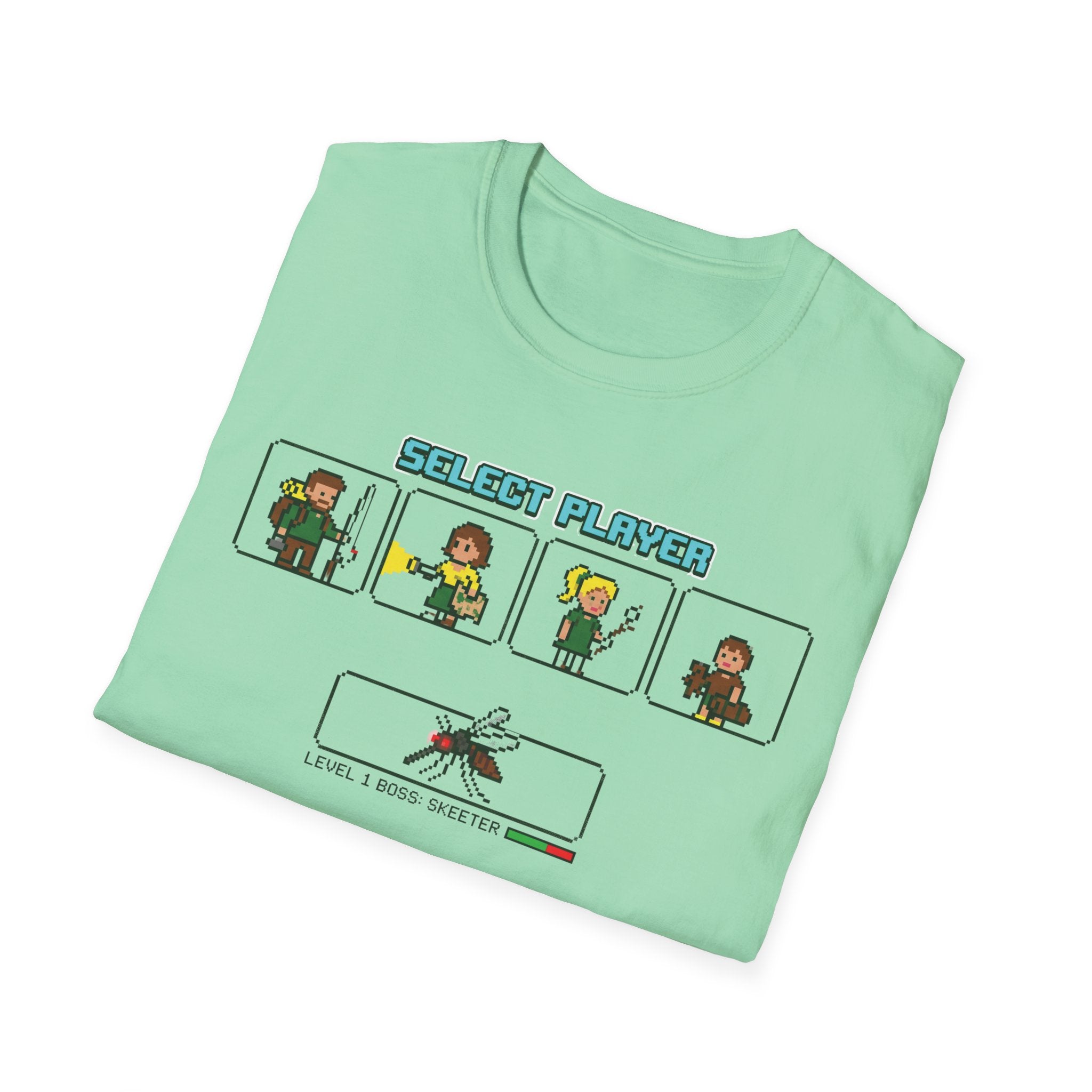 Select Player — With Mosquitoes 8-Bit T-Shirt