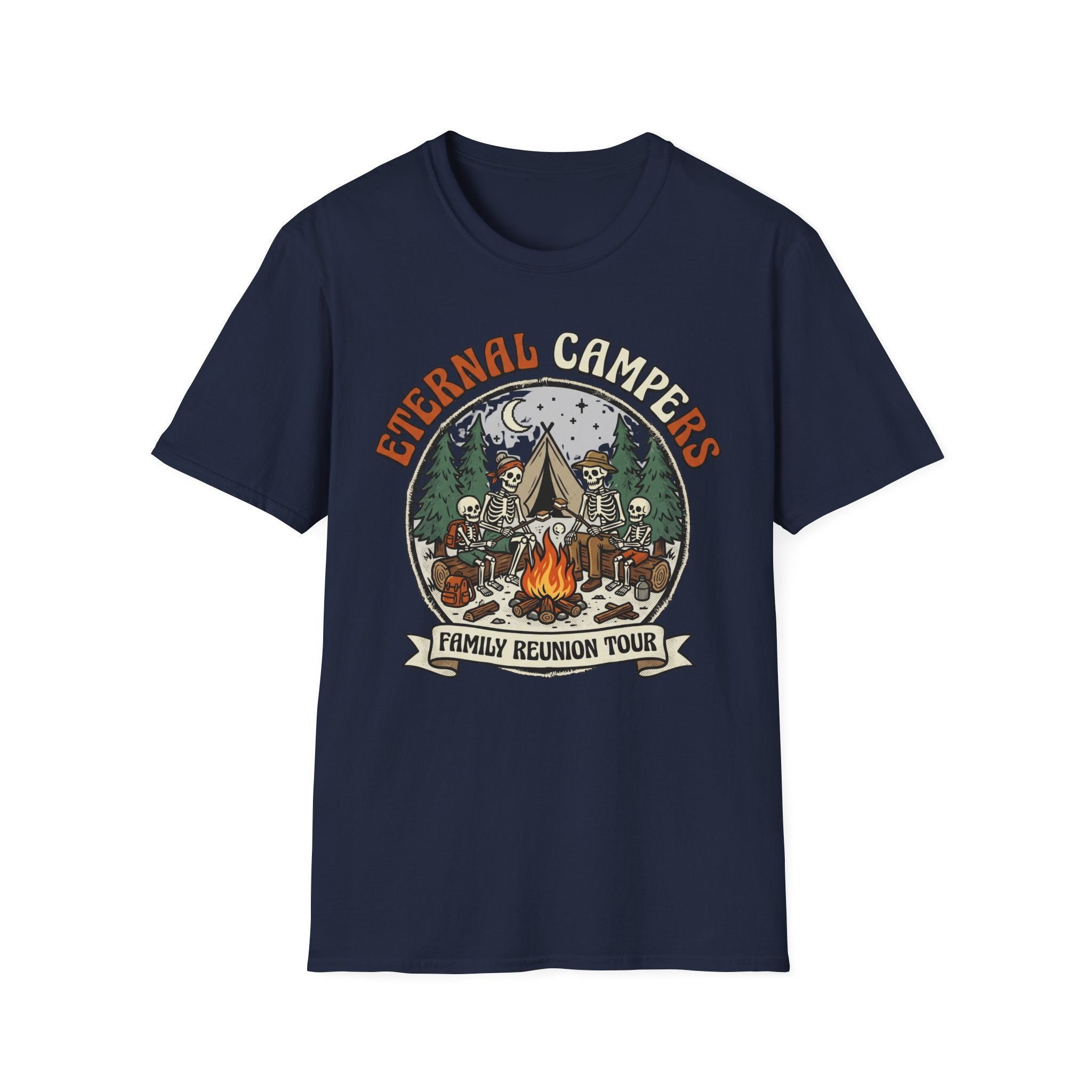 Eternal Campers — Family Reunion Tour With Skeleton T-Shirt