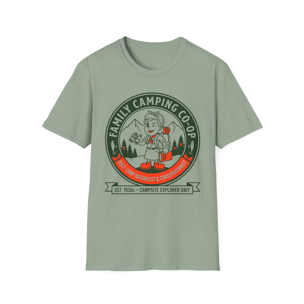 Family Camping Coop —  Camp Naturalist & Conservationist Matching T-Shirt