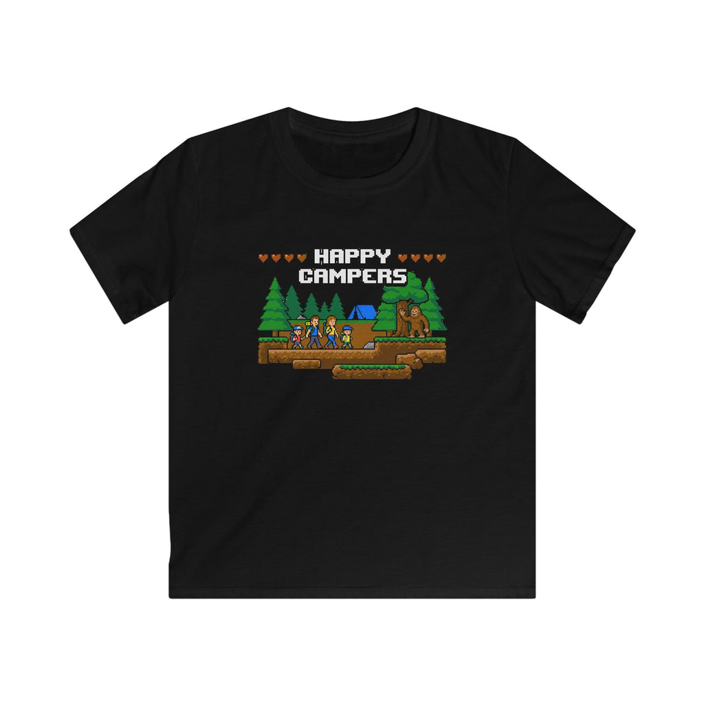 Happy Campers With Bigfoot Matching Kids T-Shirt