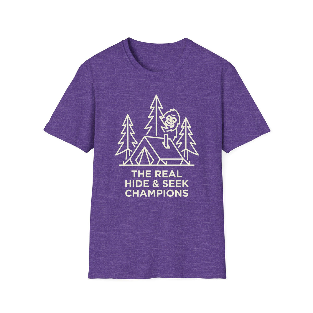 The Real Hide & Seek Champions With Bigfoot — Dark Edition T-Shirt
