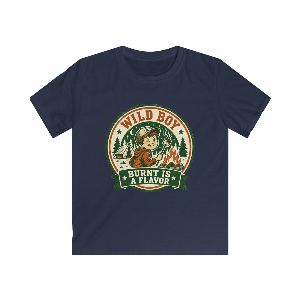 Wild Boy — Burnt Is A Flavor Matching Kids T-Shirt