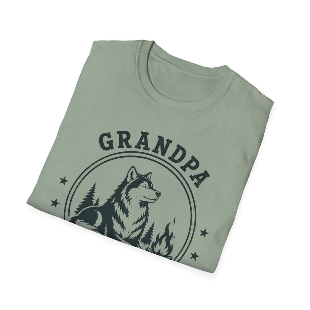 Grandpa — Senior Wolf (Retired) Matching T-Shirt